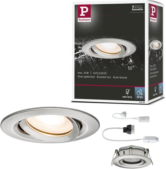 Spot encastré Nova Plus Coin - blanc [93681 - Paulmann