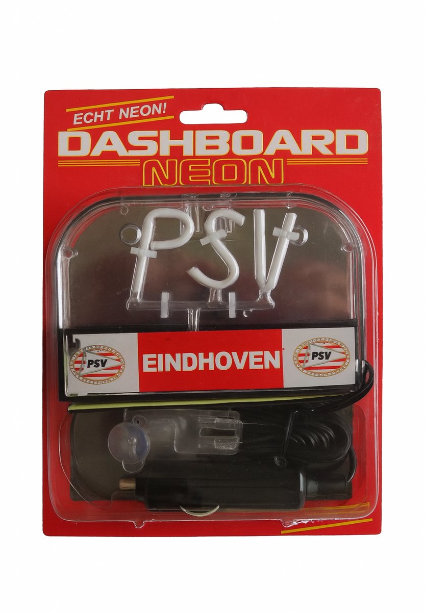 PSV - Eindhoven - Dashboard Neon - 12V - Voor Auto - Eenvoudige Montage