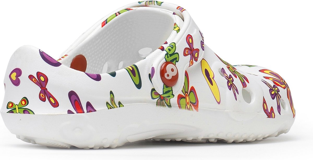 Schu'zz Schuzz Damen Clog Badeschuhe Globule Femme imprimé Pop flower / Multicolor-36