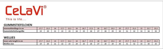 CeLavi - Bottes de pluie pour femmes - Jaune - Taille 23