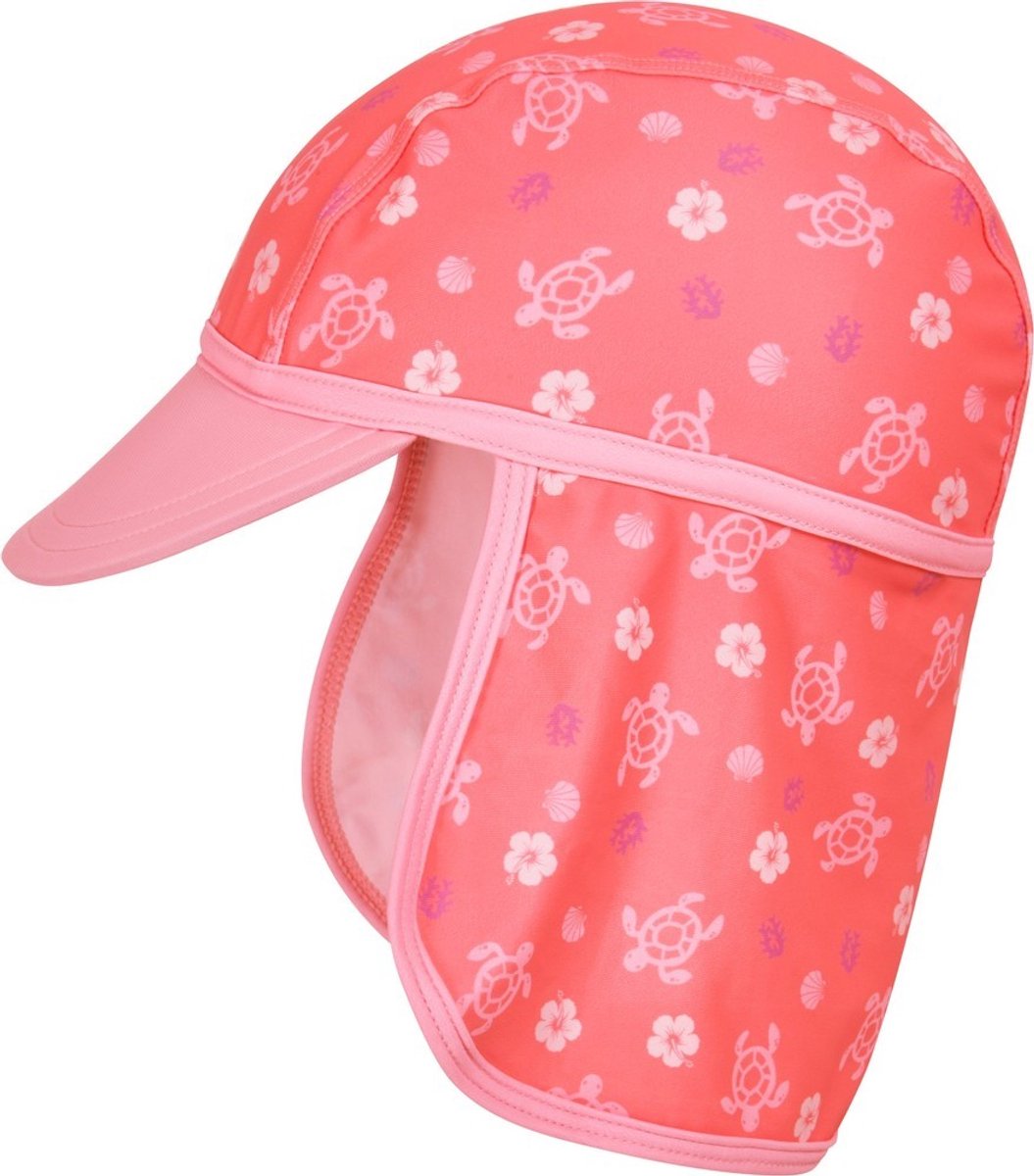 Playshoes Kinder UV-Schutz Muetze Hawaii Koralle-53cm