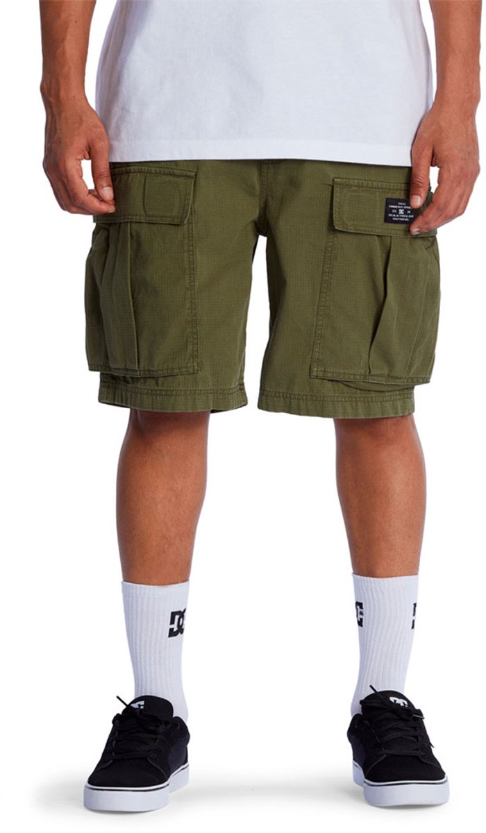 Dc Shoes Tundra Cargo Shorts S Man Groen