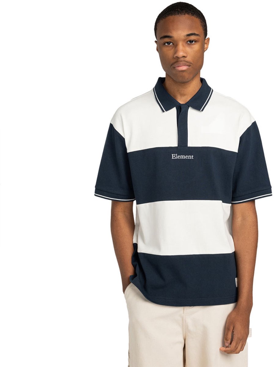 Element Sbxe Please Korte Mouw Poloshirt S Man Marineblauw