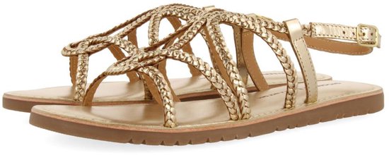GIOSEPPO Fyffeopen teen sandalen voor dames, Goud Oro Oro, 37 EU
