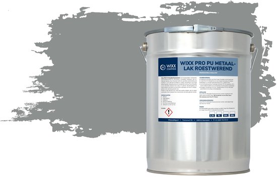 Peinture antirouille pour métal Wixx PRO PU - 2,5 L - RAL 7042 | Gris signalisation A