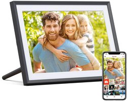 Digitaal Fotolijst – 10,1 inch IPS Scherm – WiFi – Frameo App – 32GB Geheugen – Auto-Rotatie & Slideshow - TELEO