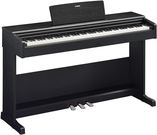 KOMFOTTEU Multifunctioneel elektronisch pianotoetsenbord, digitale piano met 88 toetsen, met bluetooth-functie, elektronische piano voor beginners met Sustain-pedaal, 127 x 21,5 x 6,5 cm (zwart