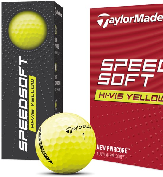 Golfballen Taylormade Speed Soft Geel van TaylorMade — afbeelding 3