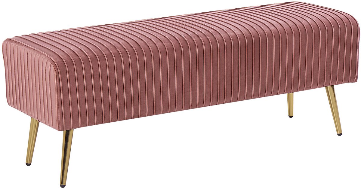 PATERSON - Hocker - Roze - Fluweel