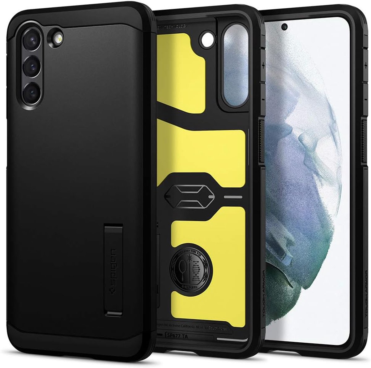 Tough Armor Case voor Galaxy S21 - Zwart