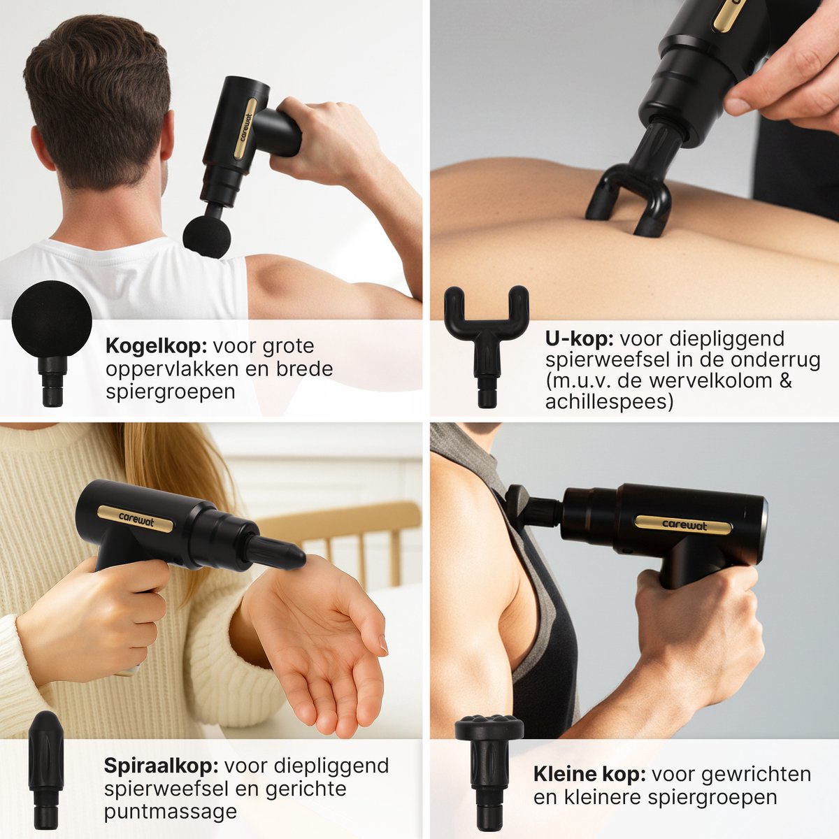 Massage Gun Professioneel - Massage Pistool - Compact & Stil - afbeelding 2