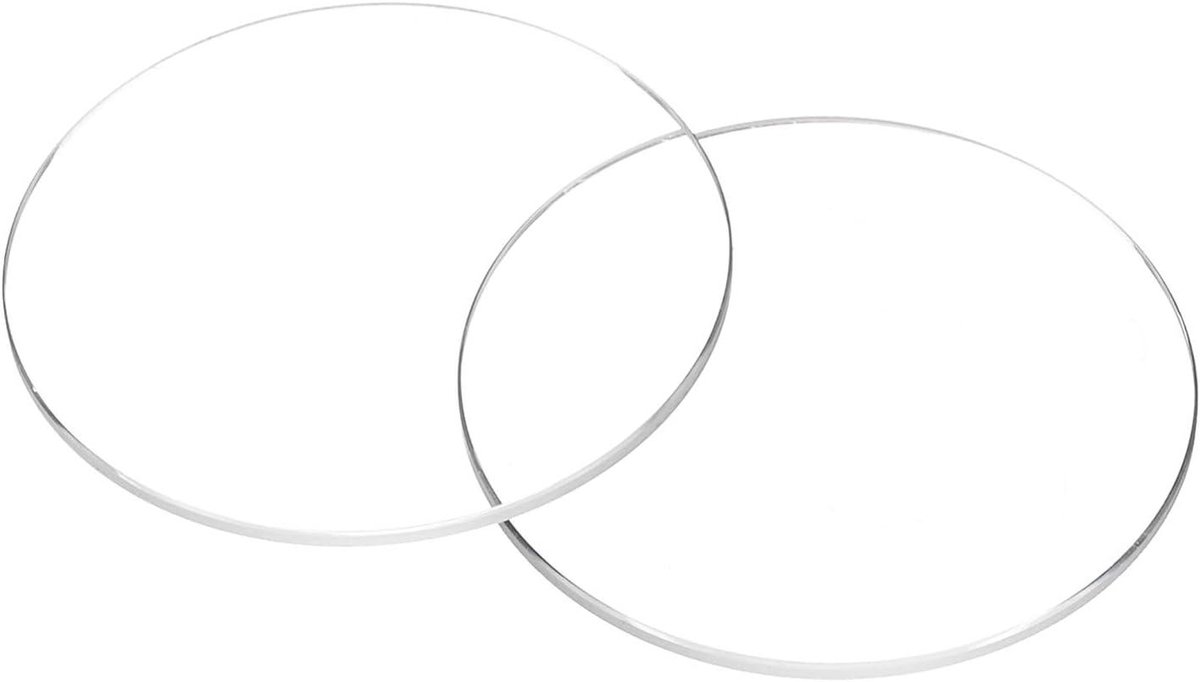 Allecto plus - Horlogeglazen 36mm, facetgeslepen rand, ultrahelder, reserveonderdelen