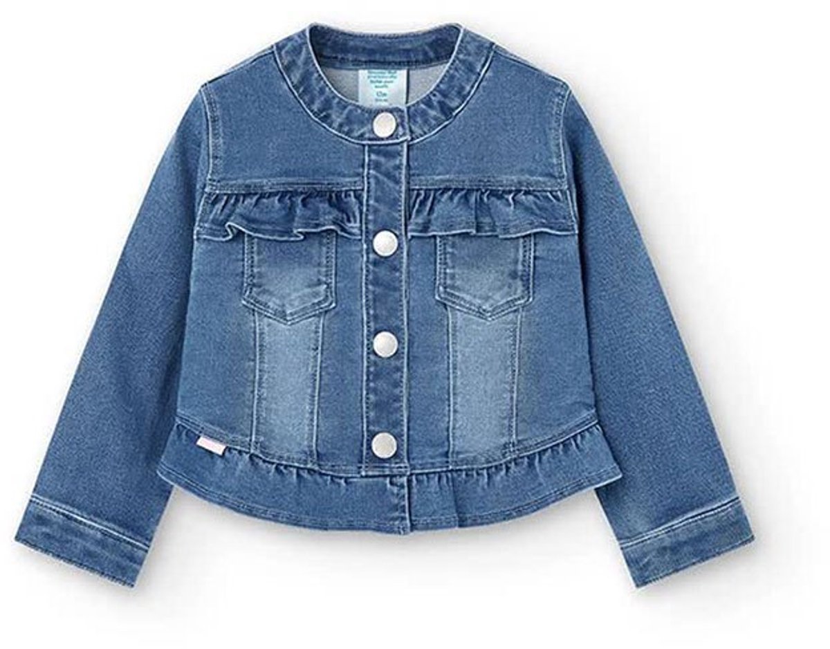 Boboli 208156 Jas Blauw 9 Months Meisje