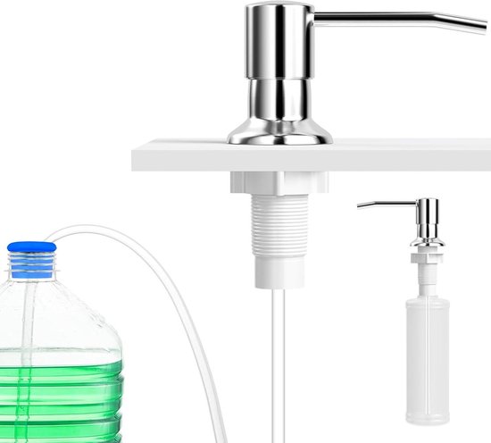Design Sanitair Winkel | Zeep dispenser 500ML Mat Zwart RVS 1 ST Rond - - Design Sanitair Winkel