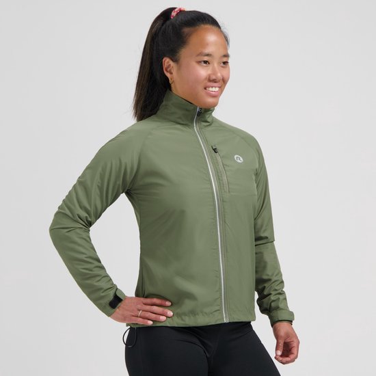 Rogelli Core Dames Hardloopjack - Winddicht - Running Jacket - Groen