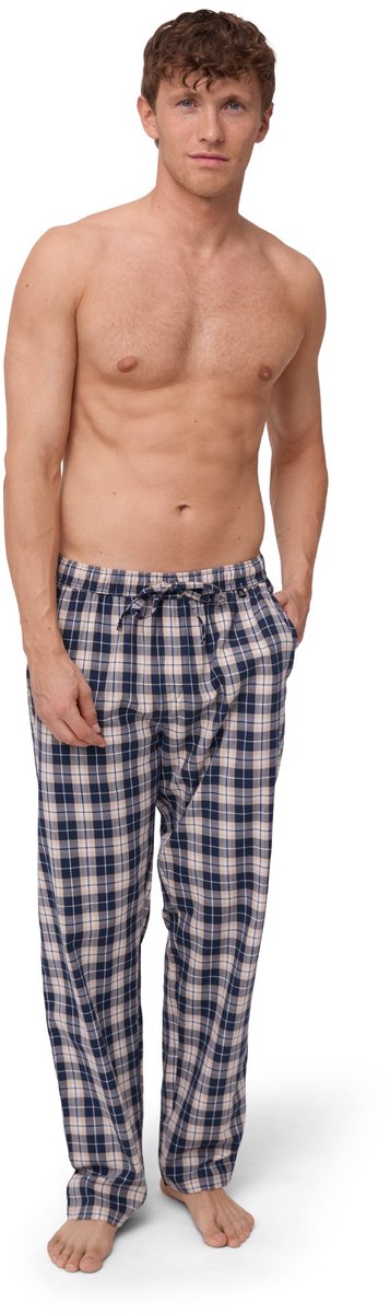 DANISH ENDURANCE Heren Pyjamabroek - 100% Biologisch Katoen - Zachte Geborstelde Voering Loungebroek - Kameelcontrole - Maat XXL