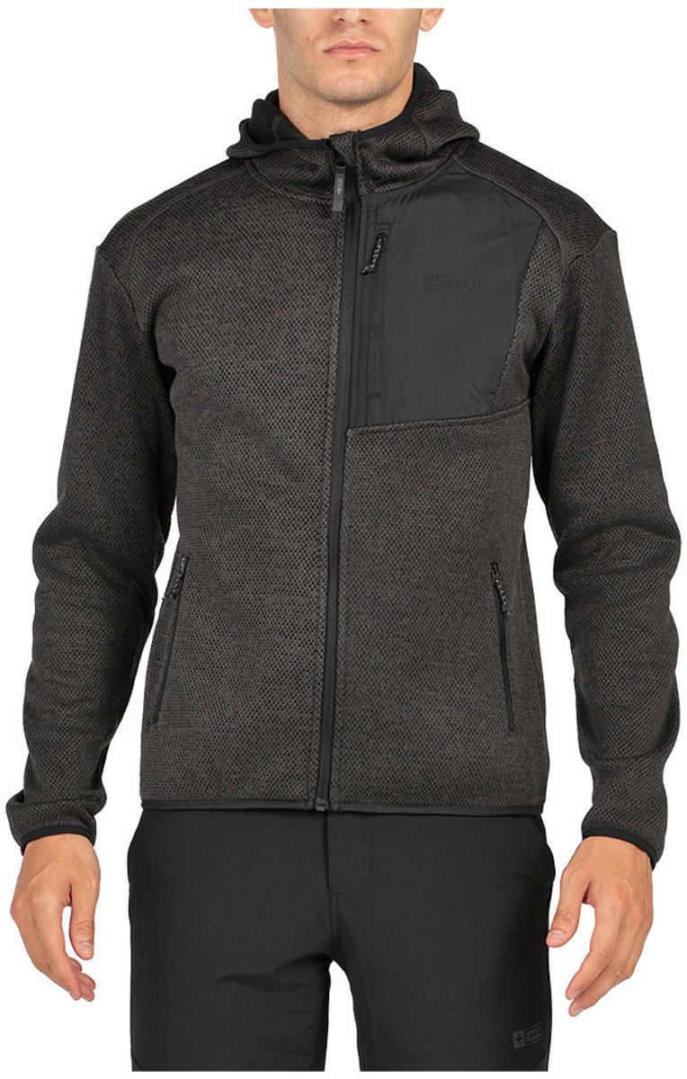 +8000 Quanti Fleece Met Volledige Rits Grijs L Man