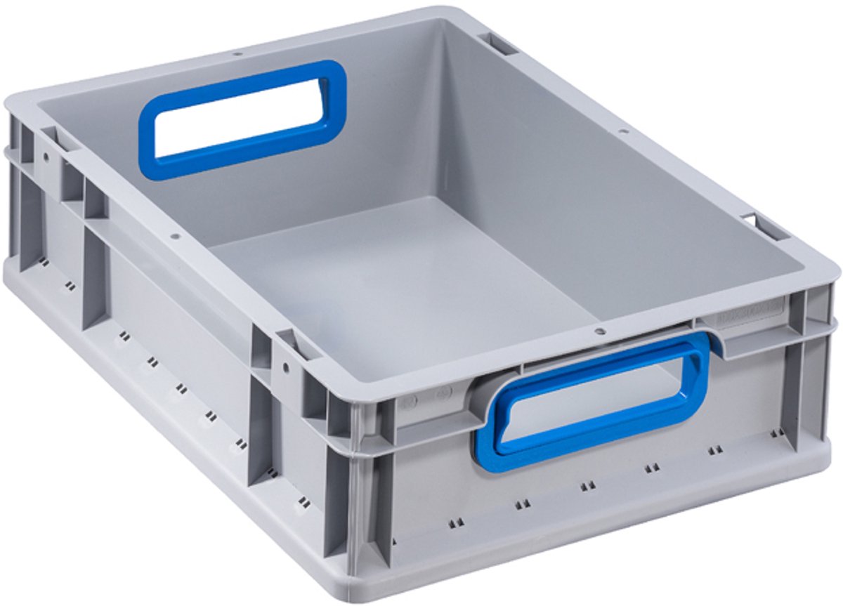 Allit transport stapelbak open handgreep blauw 400 x 300 x 320 mm...