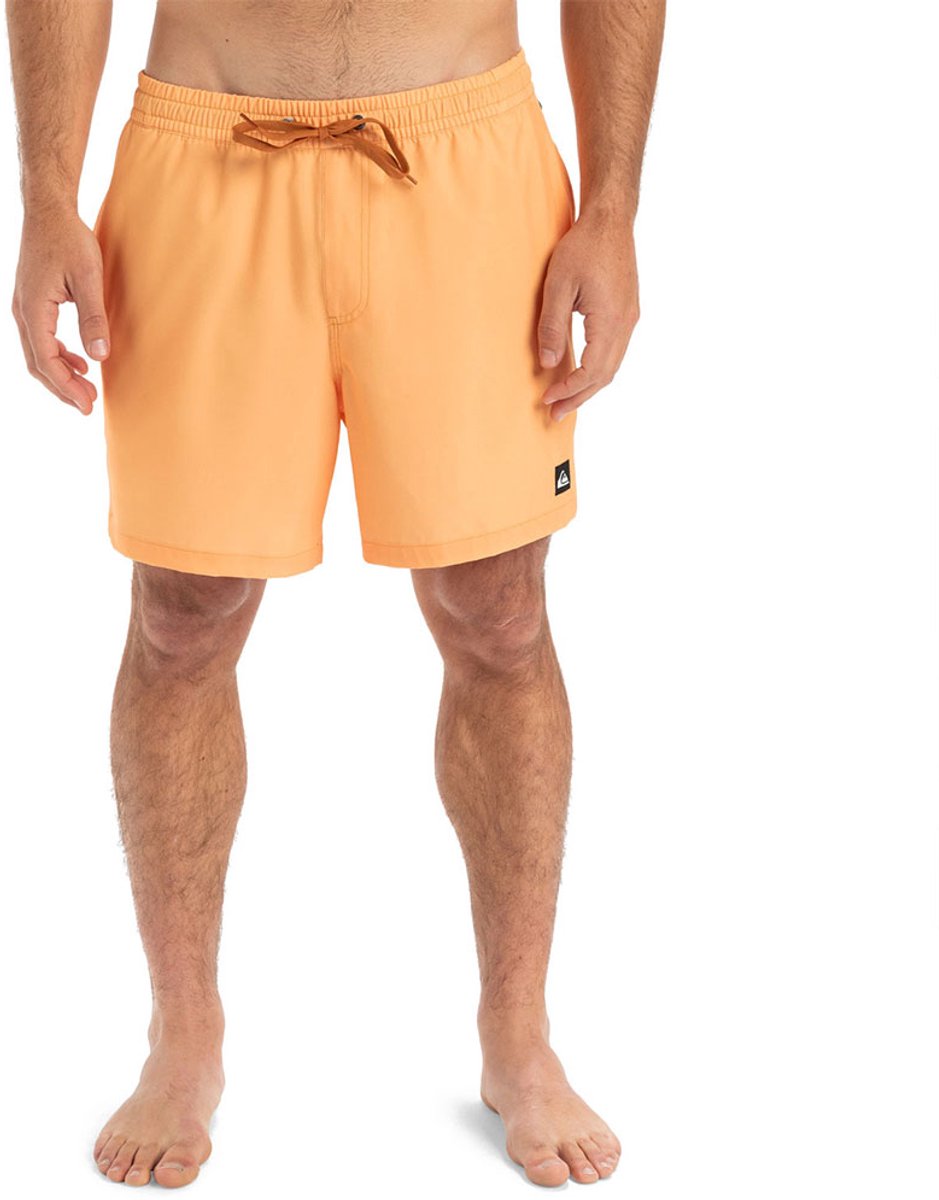 Quiksilver Surfsilk Solid Volley 16´´ Zwembroek S Man Oranje