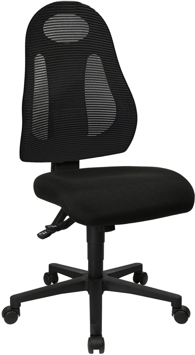 Topstar Bureaustoel Zwart - Synchroonmechanisme - Ergonomisch - Verstelbare Zitting