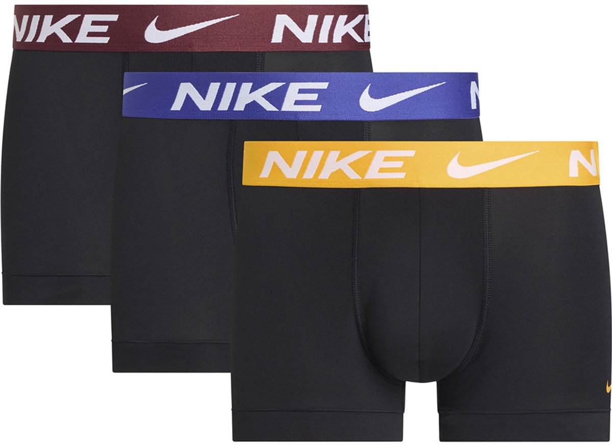 Nike Dri-fit Es Trunk Boxers 3 Eenheden Zwart XL Man