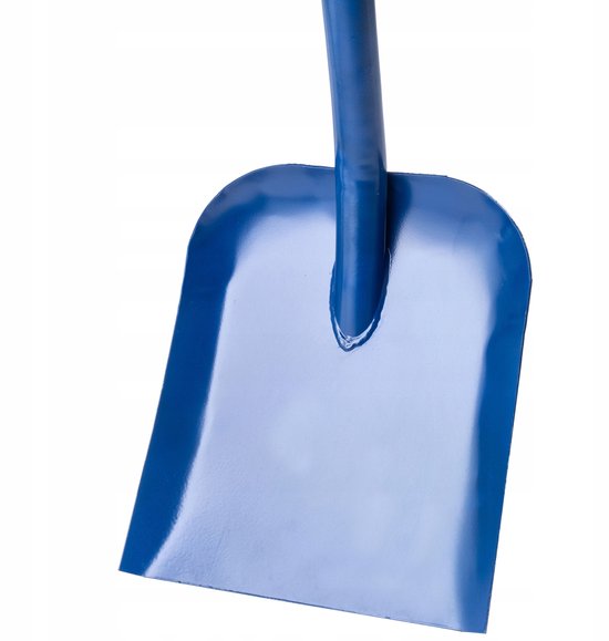 KADAX Zandschep van staal, schep met lichte steel, spade met D-greep, grondschep, tuinspade voor zand, grind, aarde, tuinschep (metaal, blauw) van Merkloos	 — afbeelding 2