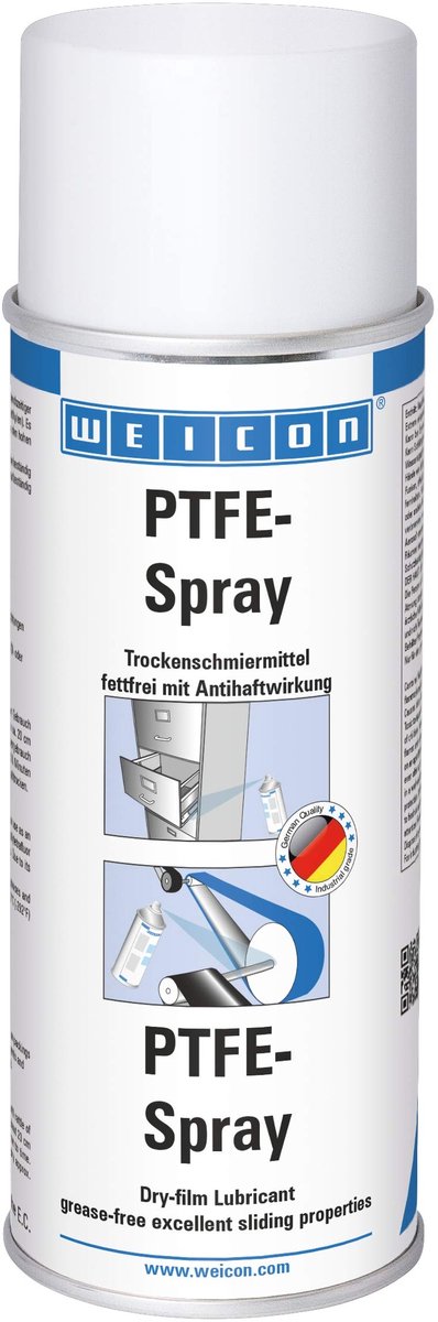WEICON PTFE-Spray 400 ml – wit droogsmeermiddel