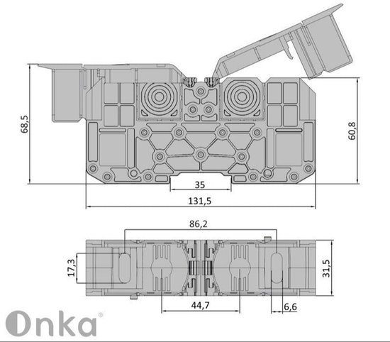 Koper beugels 15 mm 4 stuks kopen