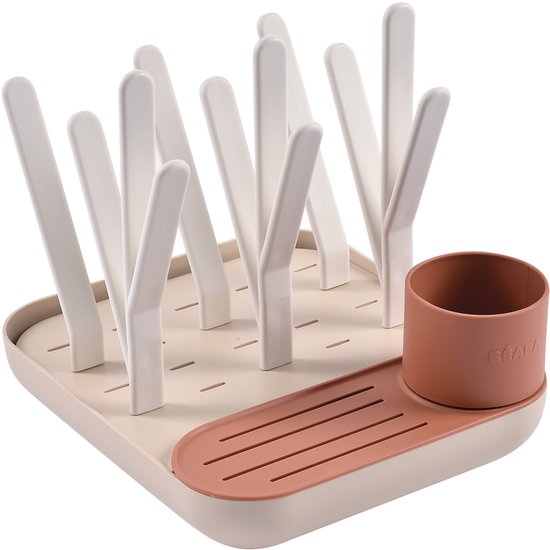 Béaba - Forest Flessenrek - Afdruiprek - Modulair - Terracotta van Beaba — afbeelding 5