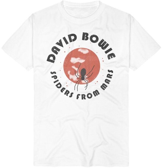 David Bowie Spiders From Mars Heren T-shirt - wit - L