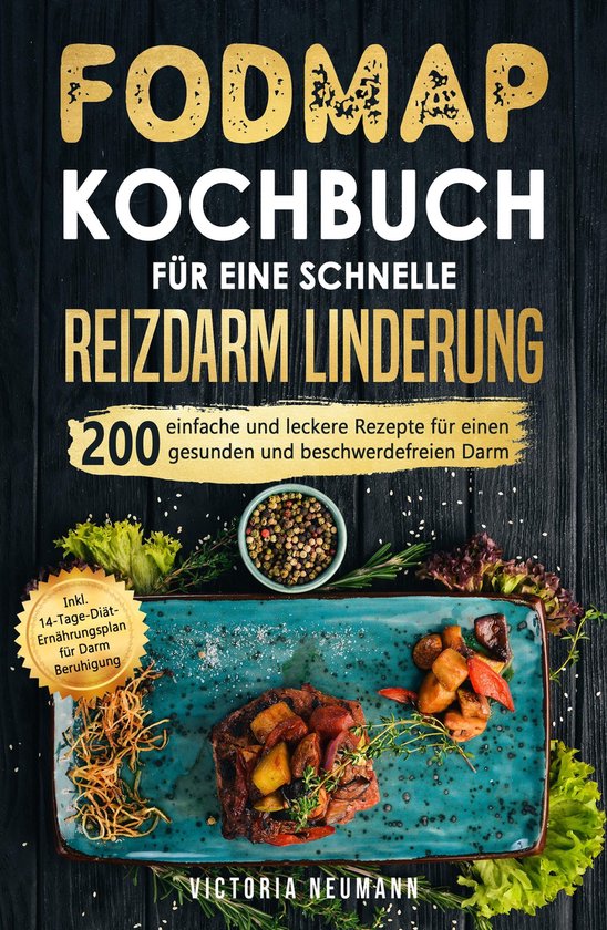 FODMAP Kochbuch für eine schnelle Reizdarmlinderung - cover