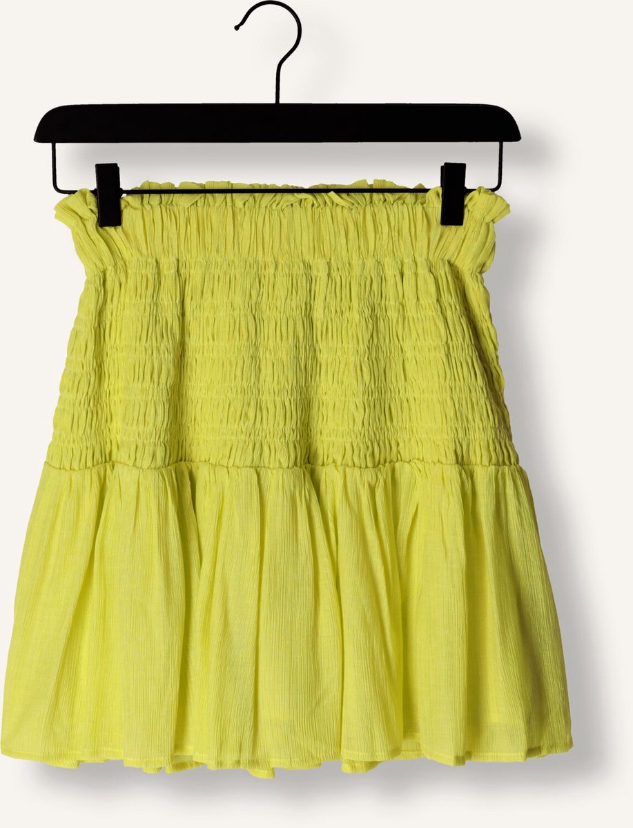 Studio Amaya Coco Skirt Dames - Korte rok - Geel - Maat XS