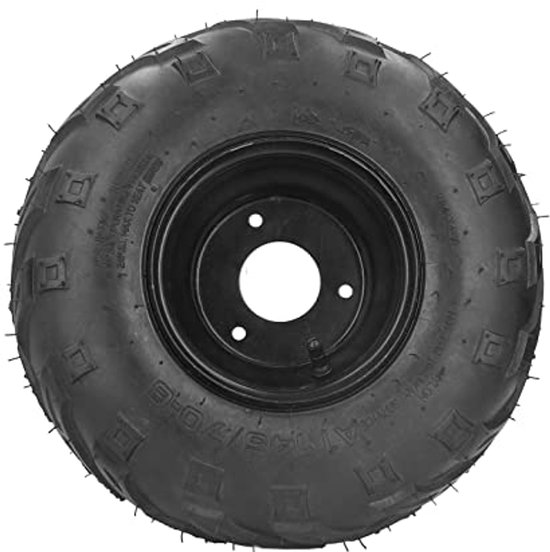 ATV Tubeless Tyre, Rubber 145/70-6 Tire Steel Alloy Universal Flexible ...
