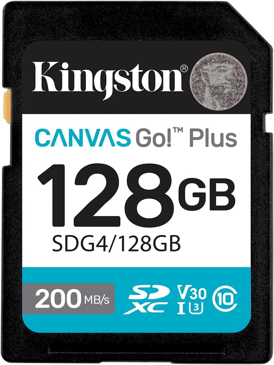 SDXC Geheugenkaart 128GB UHS-I U3 V30 200MB/s