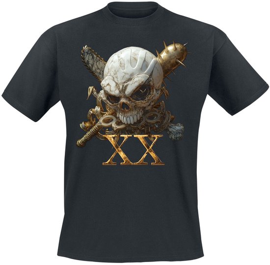 Five Finger Death Punch Golden Horde XX Heren T-shirt - zwart - XL