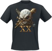 Five Finger Death Punch Golden Horde XX Heren T-shirt - zwart - L
