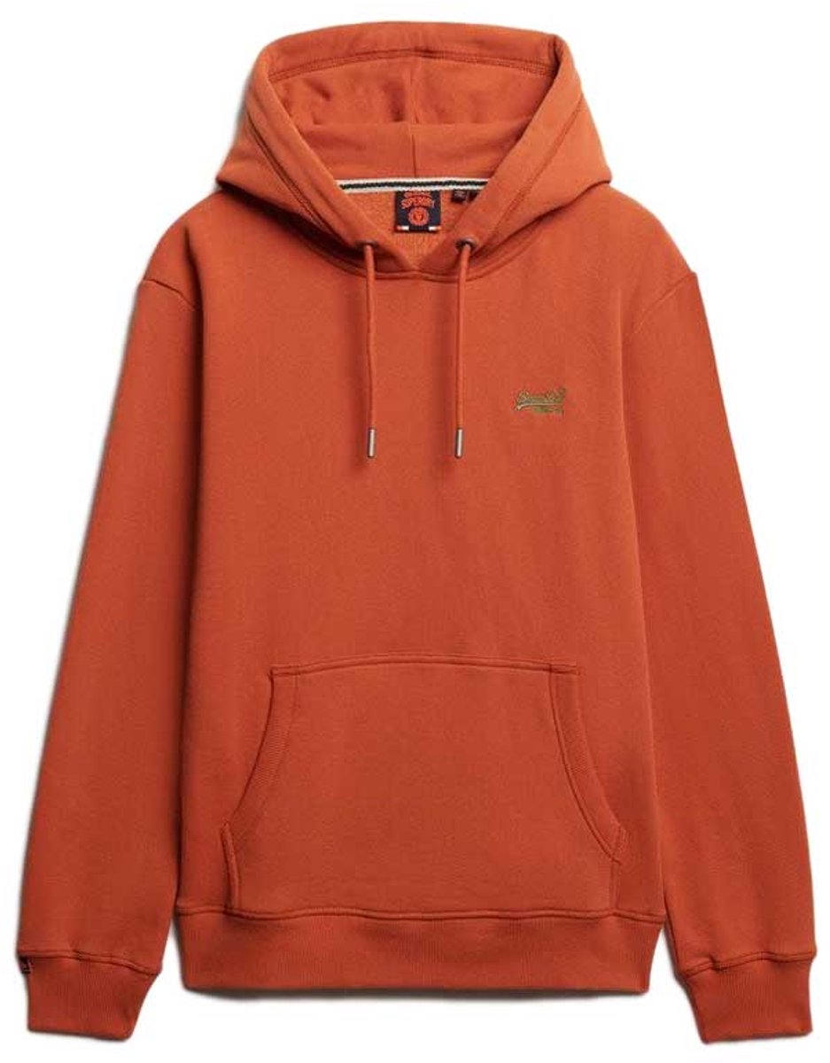 Superdry Essential Logo Hoodie Heren Hoodies Bruin