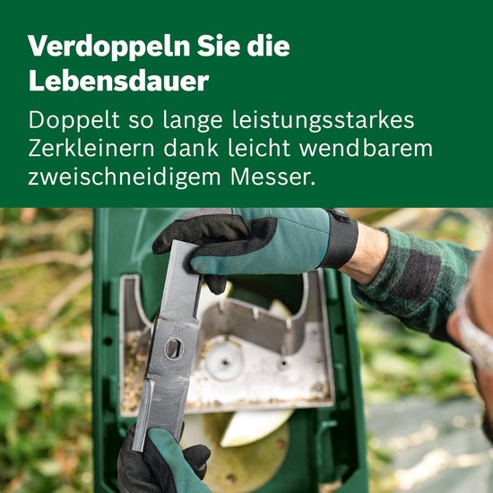 Bosch AXT Rapid 2000 - Hakselaar - Inclusief Aanduwstok van Bosch — afbeelding 2