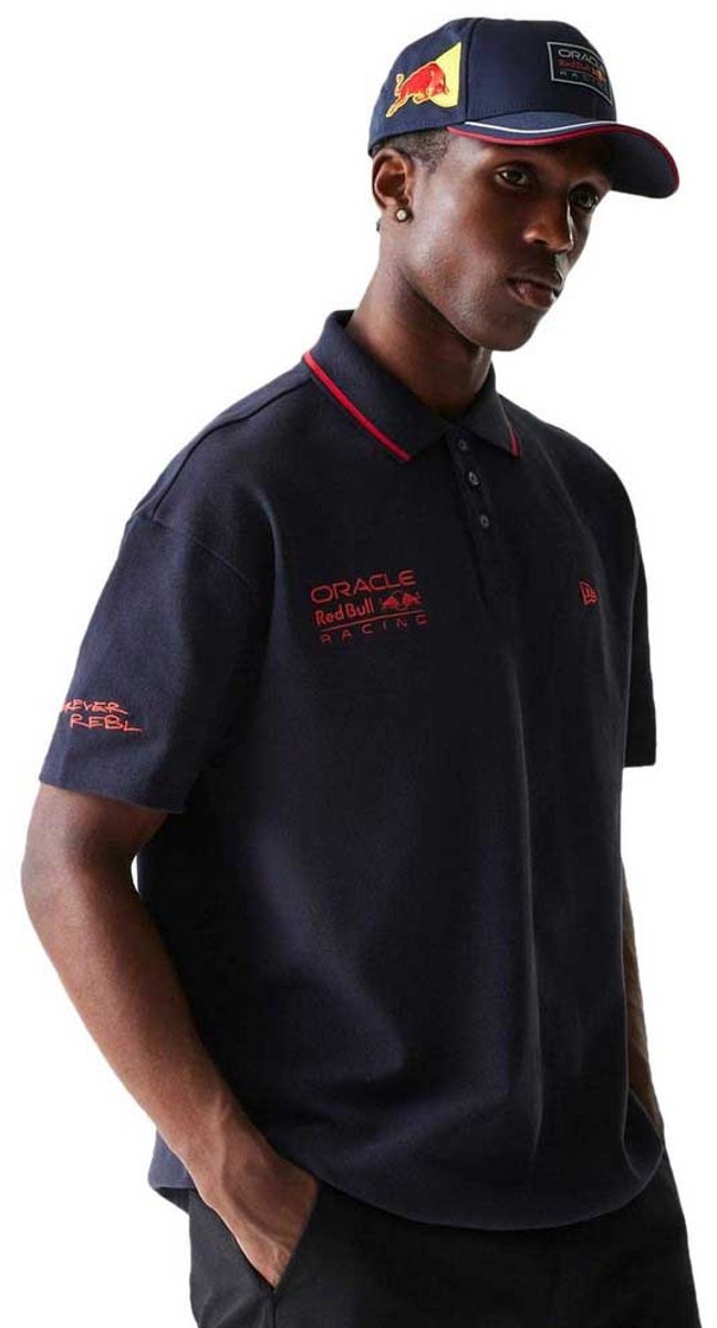 New Era X Bull Racing F1 Poloshirt L Man Blauw
