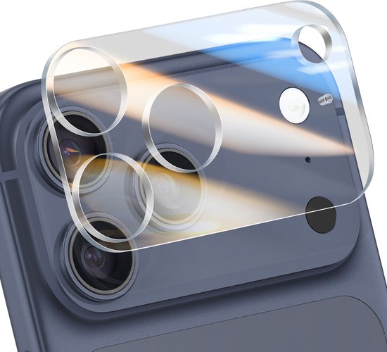 Protection d'appareil photo Avizar pour Apple iPhone 17 Pro Max, couverture complète, transparente