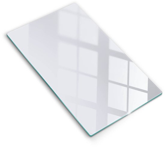 Tulup Glazen snijplank - 80x52cm Fornuisafdekplaat Kookplaatafdekking Gehard glas - Antislip Keuken achterwand - Achterwand glas keuken