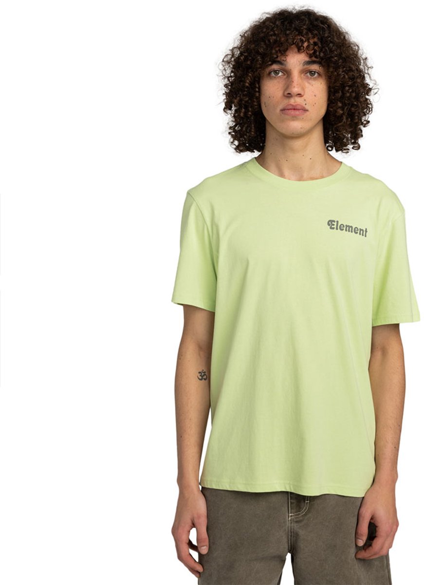 Element Post Nap T-shirt Met Korte Mouwen L Man Groen