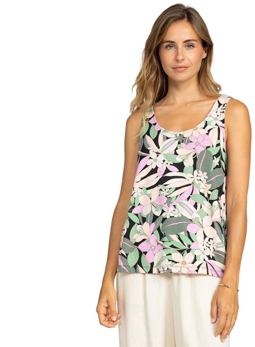 Roxy Flowing Tank Pr Mouwloos T-shirt Veelkleurig S Vrouw Antraciet