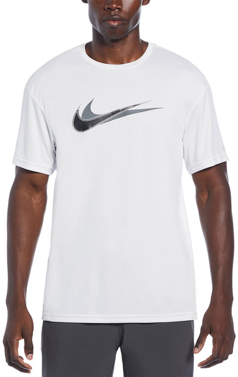 Nike Swim Hydroguard T-shirt Met Korte Mouwen XL Man Wit