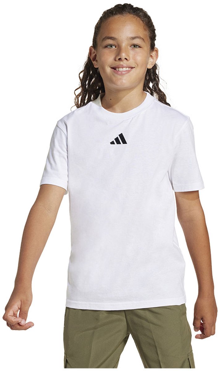 Adidas Essentials T-shirt Met Korte Mouwen 13-14 Years Jongen Zwart