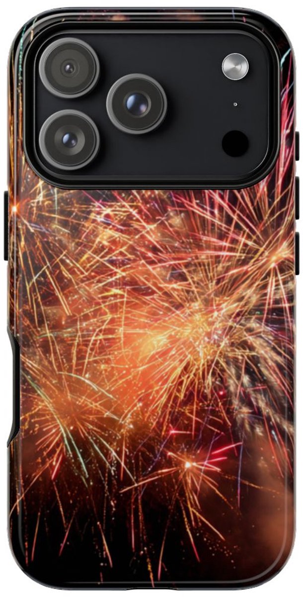 Kleurrijk Vuurwerk Spektakel – Telefoonhoesje Geschikt voor iPhone 17 Pro