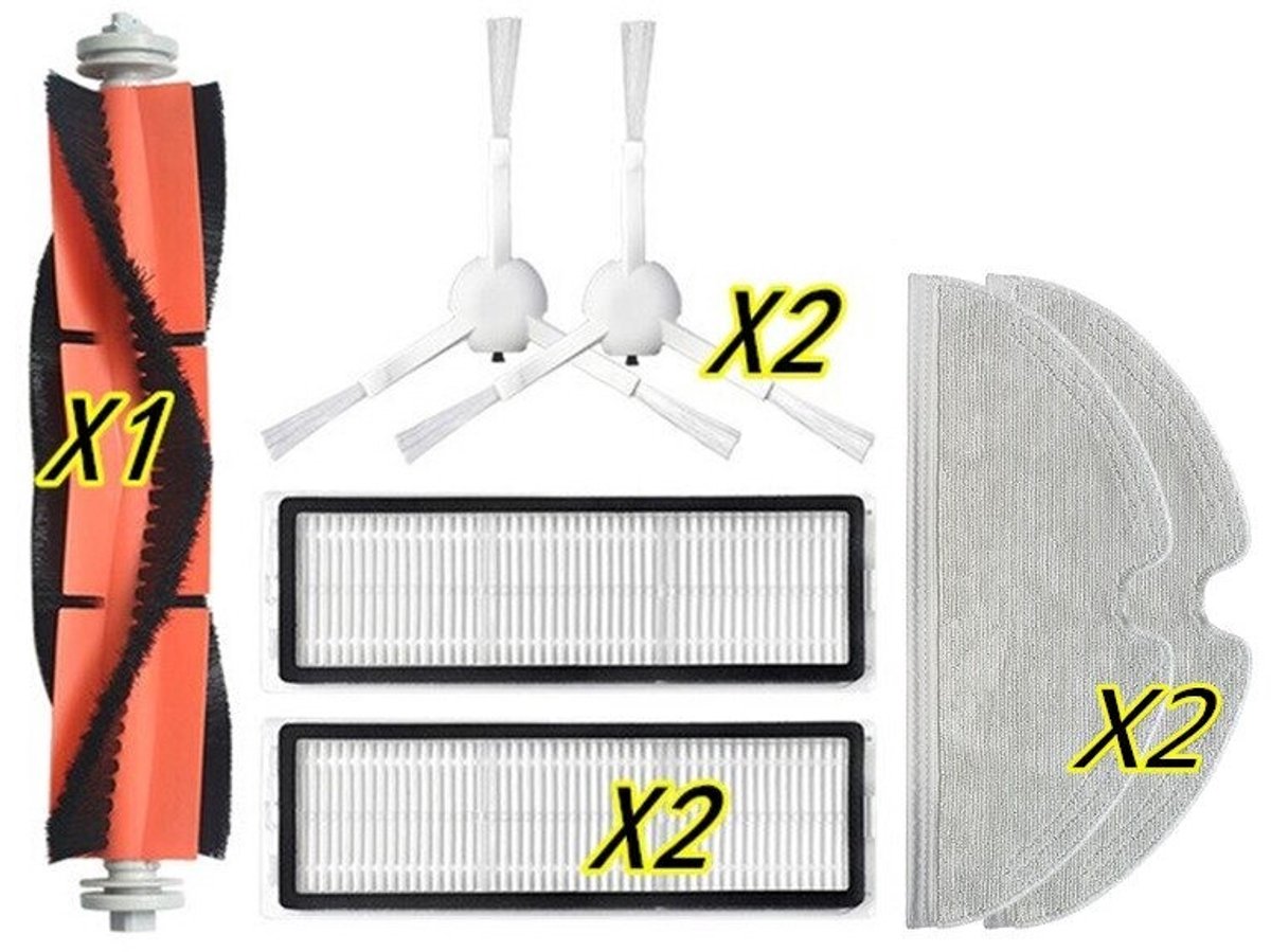 Geschikt voor Compatibele accessoires Geschikt voor Mi Robot Vacuum-Mop2 Pro+ Cleaner STYTJ02ZHM-onderdelen
