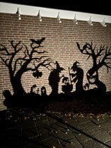 3-pack Verlichte Witte Spookpalen, Halloween