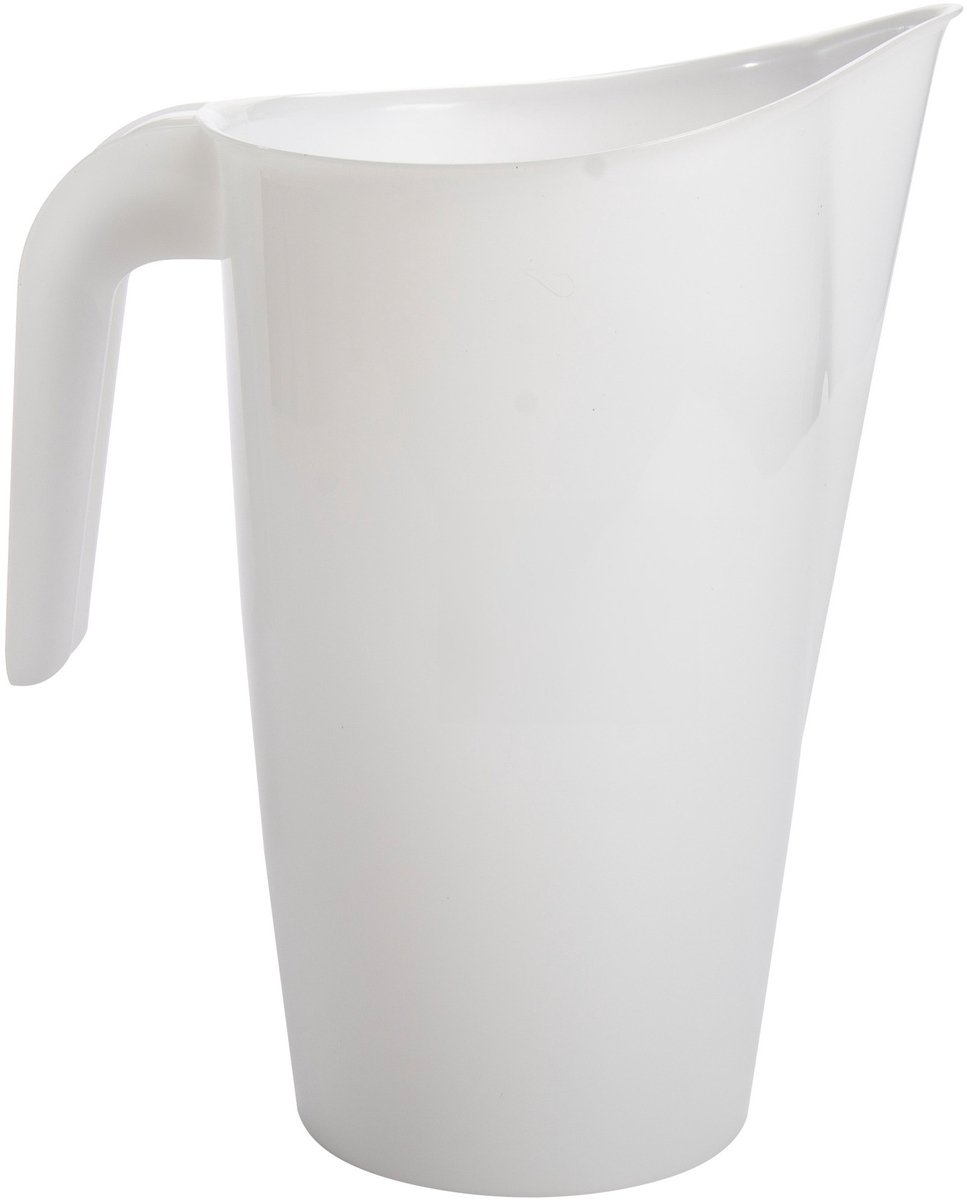 Hega Hogar Waterkan - sapkan - wit - inhoud 1.75 liter - kunststof - karaf - pitcher
