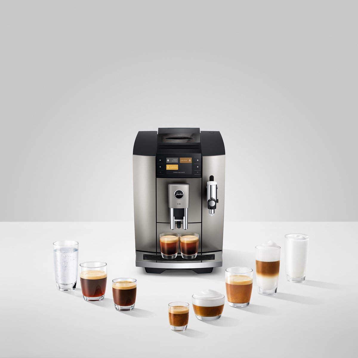 JURA - E8 Midnight Silver (ED) - Volautomatische espressomachine — afbeelding 7